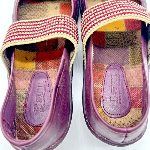 Born Acai Style Purple Slip Ons Size 38.5 US: 7.5 - Picture 13 of 16